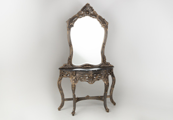 Старинный консольный столик с зеркалом код. RM64709