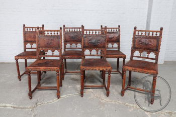 Антикварный набор стульев (6 шт.) код. BE45730