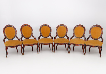 Антикварный набор стульев (6 шт.) код. RM38671