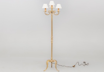 Старинный торшер из бронзы и латуни код. RM4101252