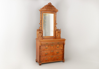 Антикварный комод с зеркалом код. RM56695