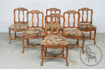 Антикварный набор стульев (6 шт.) код. BE6270