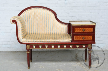 Старинная скамейка в стиле Людовика XVI код. BE6570