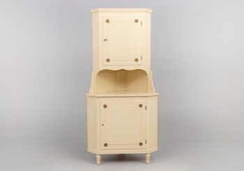 Старинный угловой посудный шкаф код. RM40177