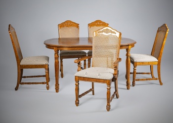 Старинный комплект мебели для столовой из бука код.&nbsp;RM4166880
