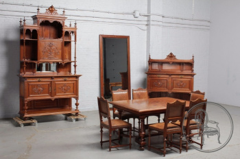 Антикварный столовый гарнитур код. BE6016