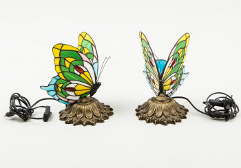 Старинные настольные лампы (2 шт.) код. RM34743