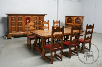 Антикварный столовый гарнитур код. BE6329