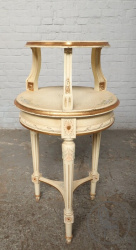 Старинный комплект для гостиной, столик и два стула код. BE107105