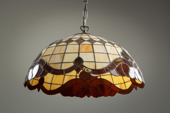 Старинный потолочный светильник в стиле Тиффани код. RM4107097
