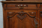 Антикварный ореховый буфет в стиле рококо со стеклянным верхом код. BE107629 фото 8