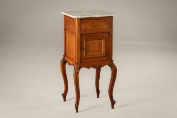 Старинный комод из дуба с мраморным верхом код. RM4101582