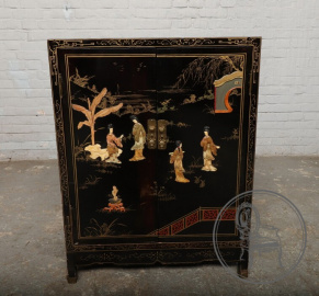 Старинный комод в стиле шинуазри с инкрустацией код. BE83531