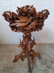 Антикварная жардиньерка в охотничьем стиле код. BE4096699