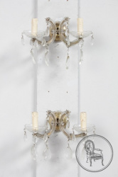 Антикварные настенные светильники (2 шт.) код. BE6450