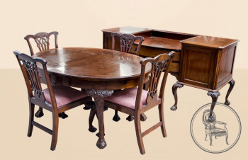 Антикварный комплект столовой мебели код. VS0742
