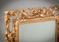 Старинное итальянское зеркало в деревянной позолоченной резной раме код. RM4156737 фото 1