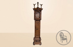 картинка Антикварные напольные часы салоне старинных вещей "Шебби" являющийся официальным дистрибьютором в России и Беларуси