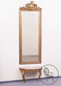 Антикварное настенное зеркало в резной раме код. SR0450