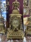 Старинный каминный гарнитур: часы с позолотой и канделябры (2 шт.) код. LG409 фото 2
