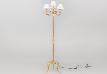 Старинный торшер из бронзы и латуни код. RM4101252