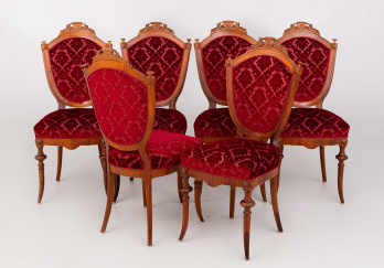 Антикварный набор стульев (6 шт.) код. RM42792