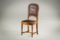 Набор антикварных ореховых стульев с тисненой кожей код. RM4109105 фото 2