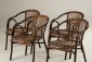 Старинные плетеные кресла (4 шт.) код. RM4101661 фото 1