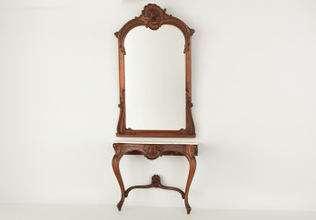 Старинный консольный столик с зеркалом код. RM56944