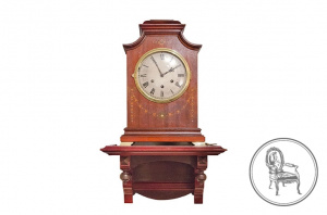 картинка Антикварные настенные часы салоне старинных вещей "Шебби" являющийся официальным дистрибьютором в России и Беларуси