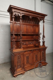 Антикварный ореховый открытый буфет код. BE4097043